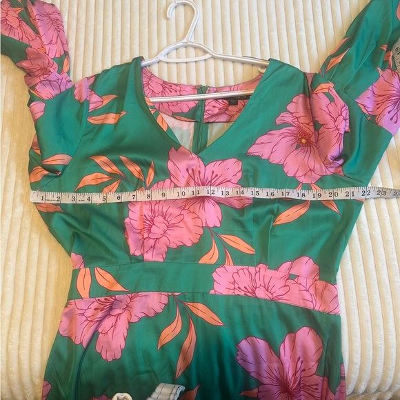 Boston Drawn Floral Tiered Maxi Dress Women’s Size 16 - Picture 15 of 16